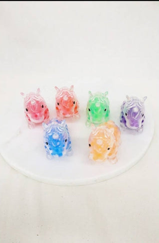 Gel bead unicorn squeeze toy