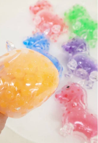 Gel bead unicorn squeeze toy