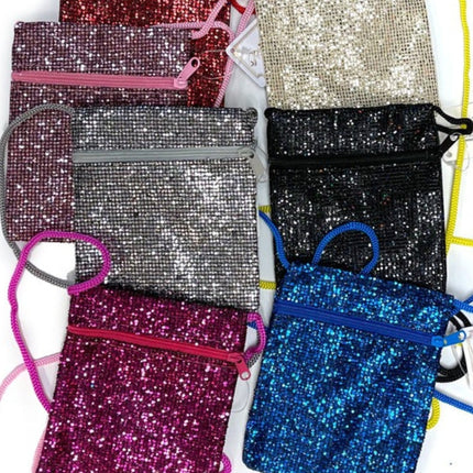 Glittery coin purse