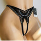 open crotch butterfly panties