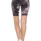 Pink Tie-dye ladies activewear leggings shorts