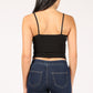 Seagate strap cami tank crop top