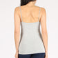 Heather grey spaghetti strap camisole tank top