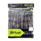 Spak men's woven boxer shorts