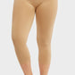 Sofra beige  plus size capri tights/ leggings