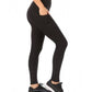 High waist honeycomb textured sport leggings