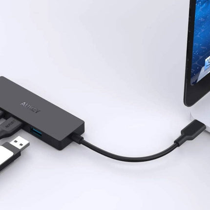 Aukey ultra slim USB-C to USB-A data hub