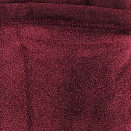 Burgundy fleece lined leggings