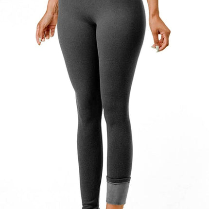 Grey fleece lined leggings