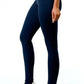 Navy fleece lined leggings