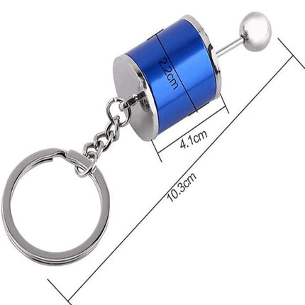 Blue shifter keychain fidget