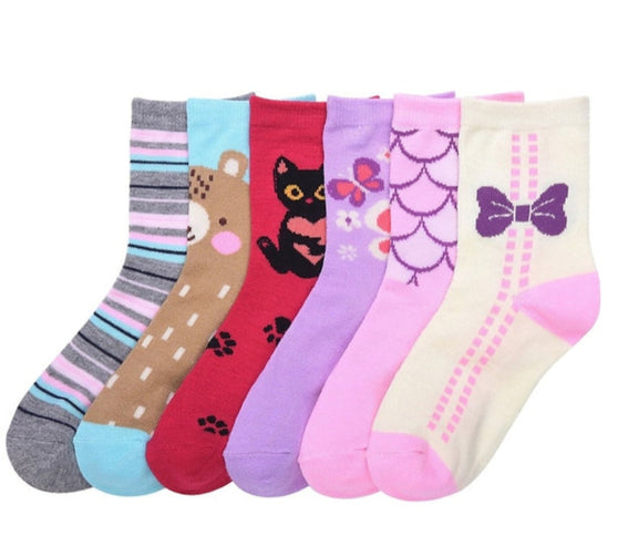 Girl's crew socks size 06-8