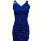 Glitter butterfly bodycon dress