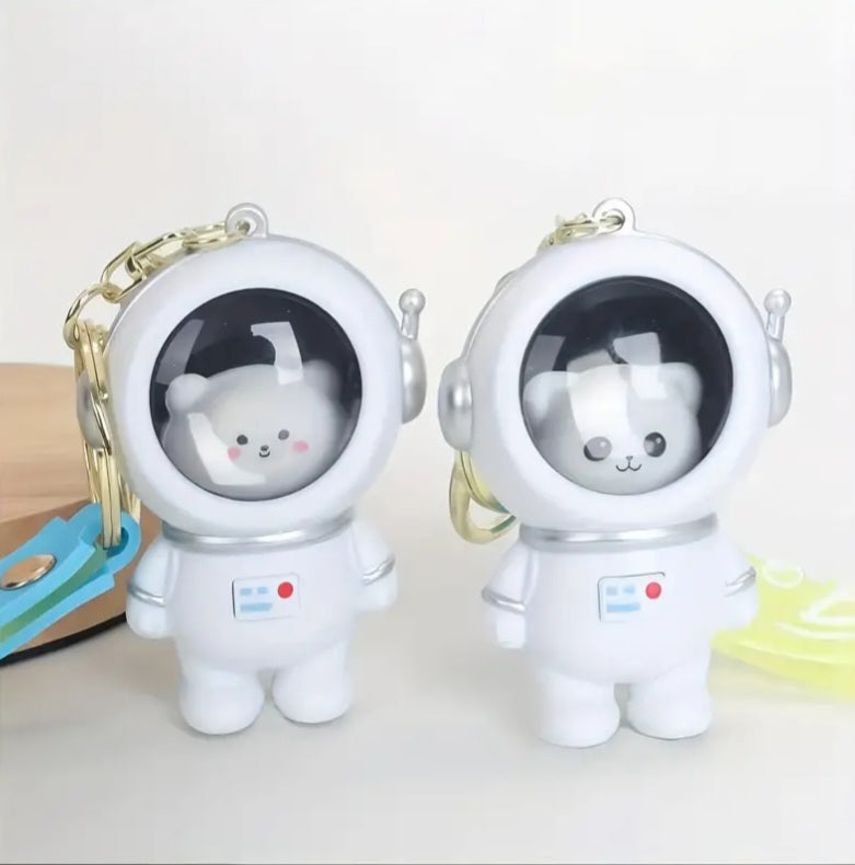 Illuminate astronaut keychain