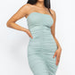 4-way Ruched Tube Midi Dress