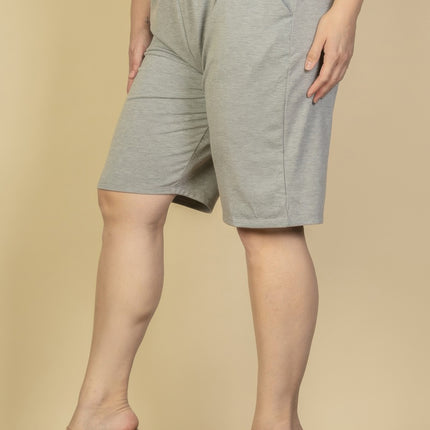 Plus Size French Terry Bermuda Shorts