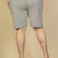 Plus Size French Terry Bermuda Shorts