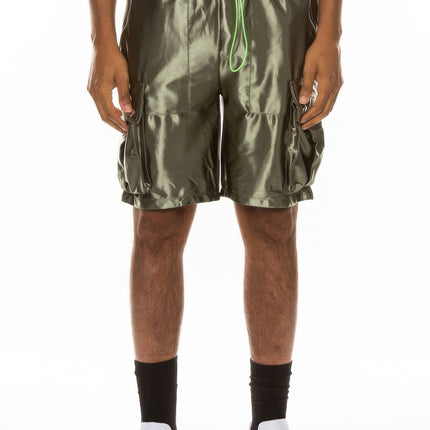 Satin Street Cargo Shorts