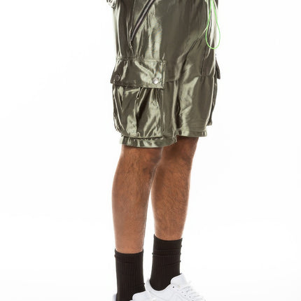 Satin Street Cargo Shorts