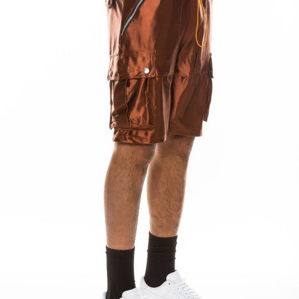 Satin Street Cargo Shorts