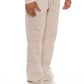 Men's Solid Stacked Flared Sweat Pants