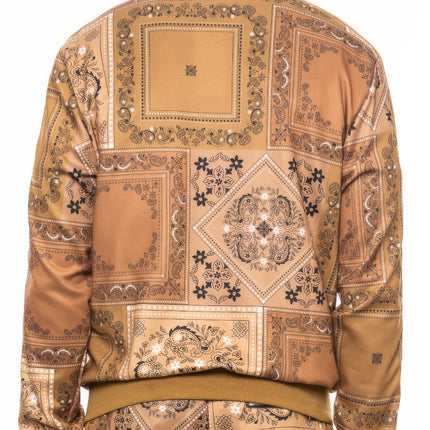 Mens Paisley Bandana Track Jacket