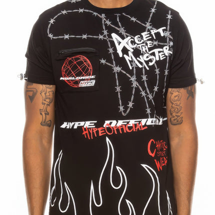 Graphic Print Hype Electric Tee