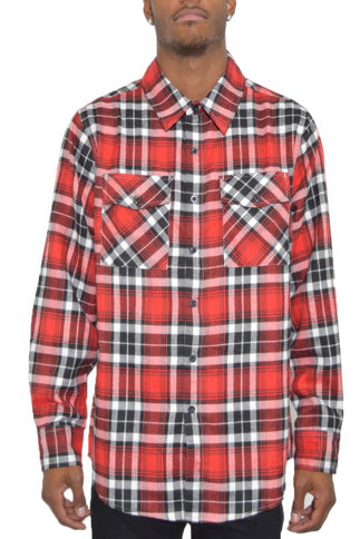 Full Plaid Checkered Flannel