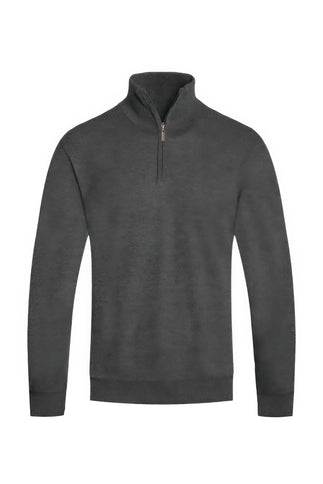 Mens Knit Quarter Zip Sweater