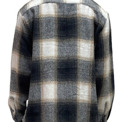 Mens Flannel Shirt Jacket Shacket