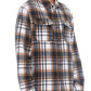 Mens Checkered Soft Flannel Shacket