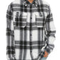 Mens Checkered Soft Flannel Shacket