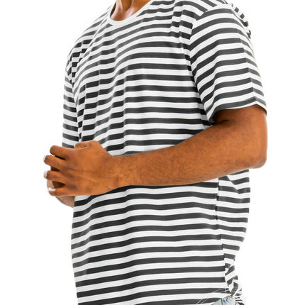 Striped Elongated Tshirt