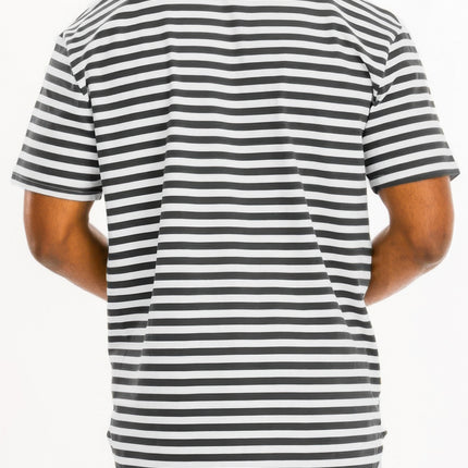 Striped Elongated Tshirt