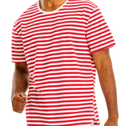 Striped Elongated Tshirt