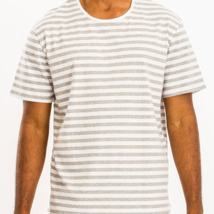 Striped Elongated Tshirt