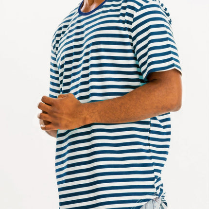 Striped Elongated Tshirt