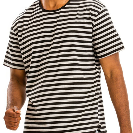 Striped Elongated Tshirt