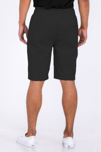 Cotton Blend Lounge Sweat Shorts