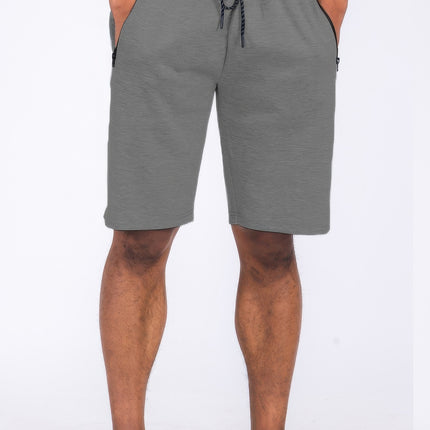 Cotton Blend Lounge Sweat Shorts