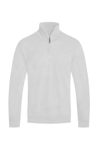 Mens Knit Quarter Zip Sweater