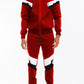 Chevron Stripe Full Zip Track Suit