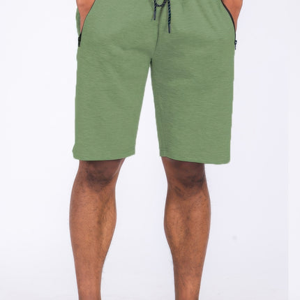 Cotton Blend Lounge Sweat Shorts