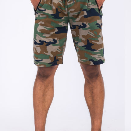 Cotton Blend Lounge Sweat Shorts