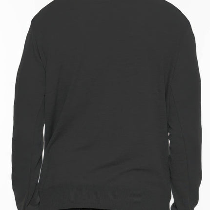 Mens Solid Turtleneck Sweater