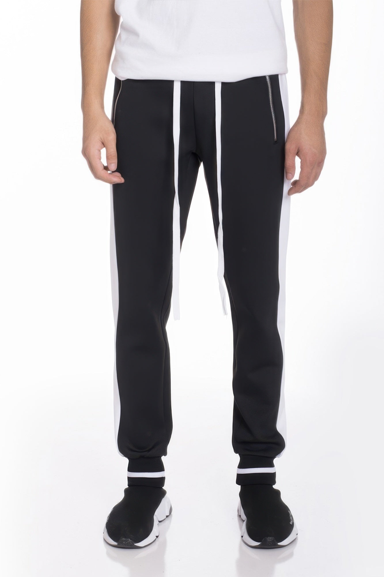 Mens Heavy Weight Single Stripe Jogger