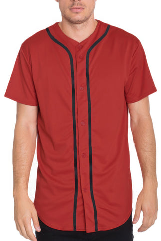 Solid Baseball T Shirt Jersey