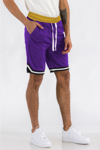 Solid Athletic Basketball Sports Shorts