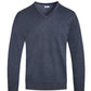 Solid V-neck Sweater