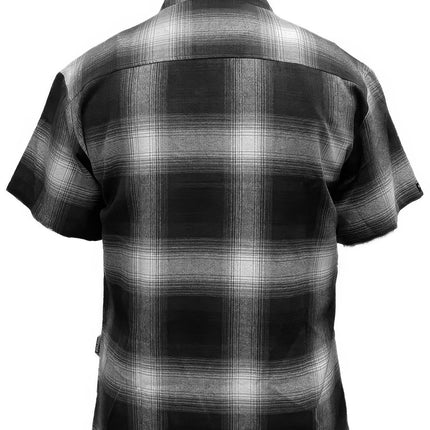 Mens Plaid Short Sleeve Flannel